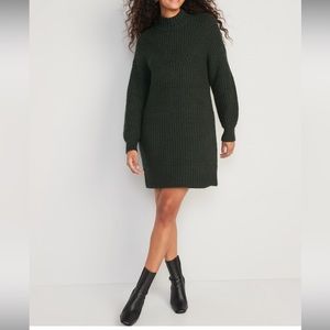 Old Navy, Long-Sleeve Mock-Neck Mini
Sweater Shift Dress for Women
